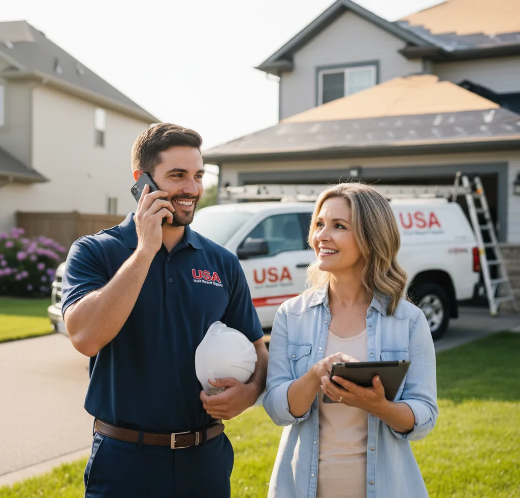 USA Roof Repair Experts customer support in Woodbury